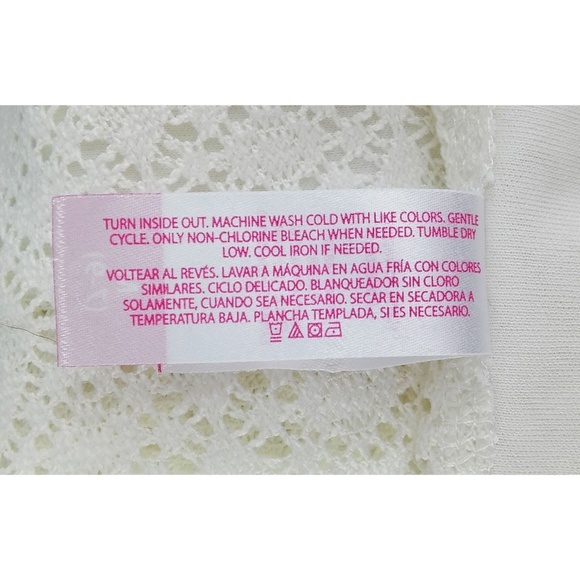 No Boundaries Fit Flare Dress Sz M Ivory - Picture 9 of 9